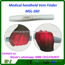 Medical Infrared Clear Vein Finder Portable MSL-260 avec Super Power Red LED Light Projection
